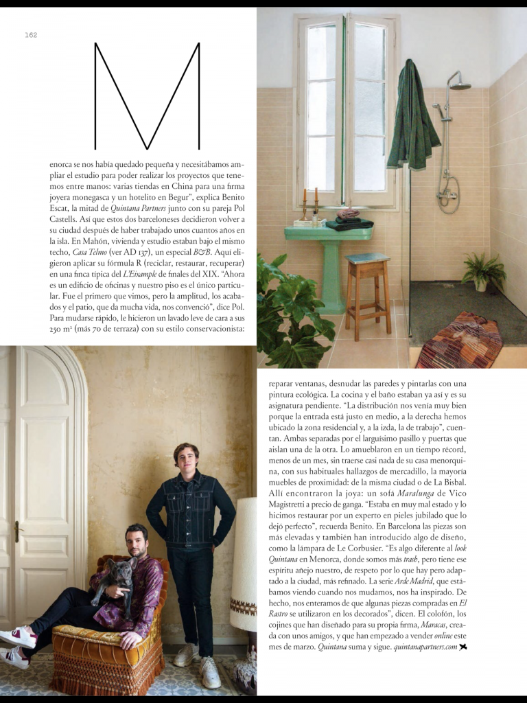 AD  SPAIN Studio Quintana Partners, 2019