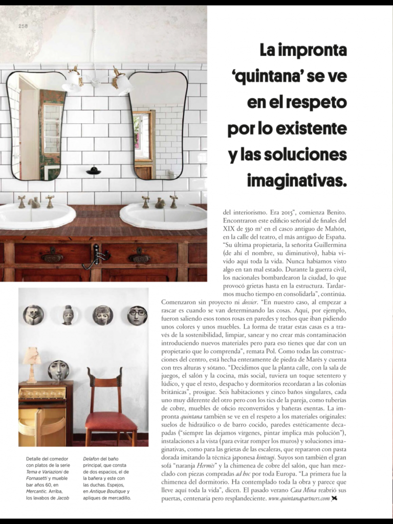 AD SPAIN Casa Mina, 2018